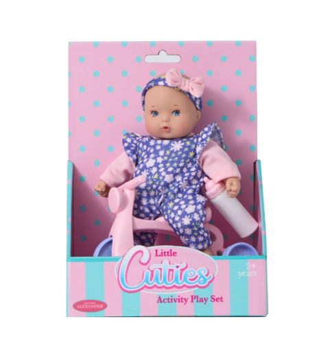 8" Little Cutie - Trike Playset Babydoll