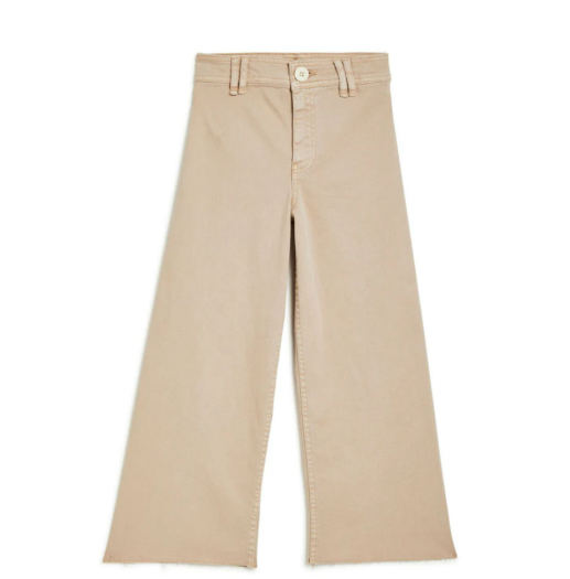 Kika Wide Leg Jean-Khaki