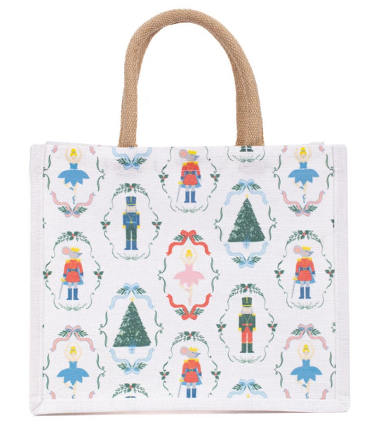 Nutcracker Waltz Juco Gift Tote