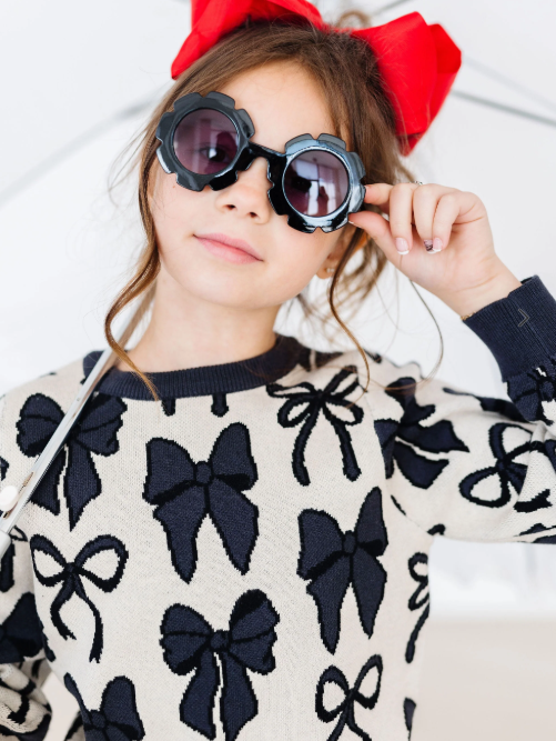 Perfectly Tied Sweater - Grey/Black