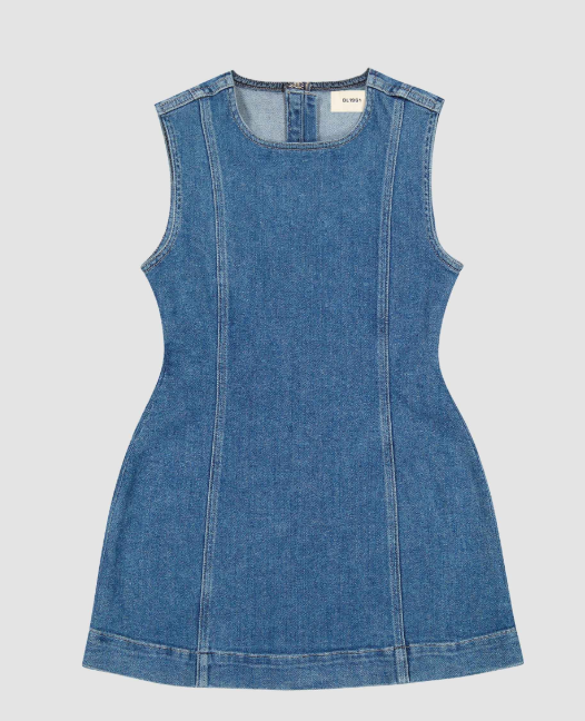 Bety Denim Dress- Seagate