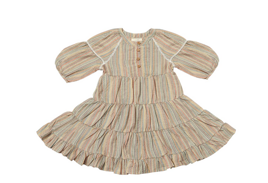 Sadie Dress- Fall Stripe