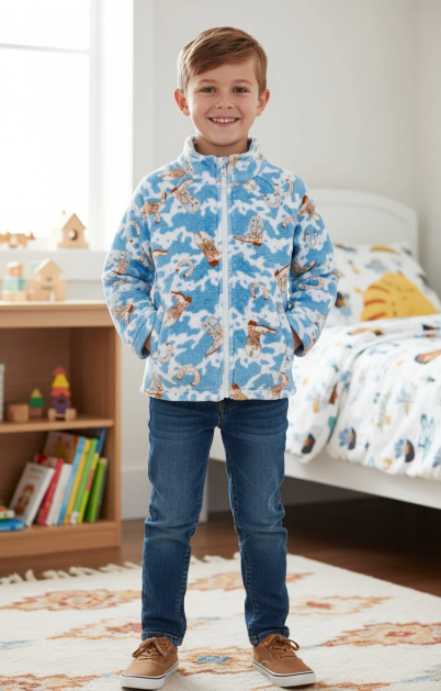 Coolie Fleece Western Zip-Up