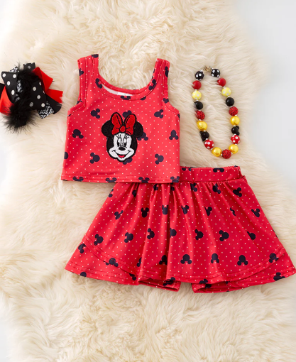 Minnie Set- Red