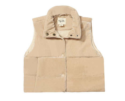 Parker Vest- Champagne Velvet