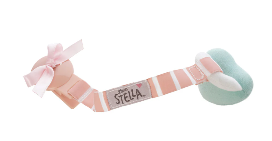 Love, Stella Pacifier & Clip Set