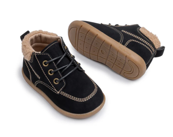 Luka Faux Suede Boots- BLK