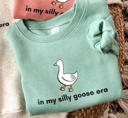 Silly Goose Era Graphic Top- Saltwater