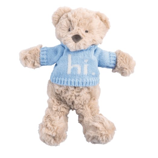 Plush Hi Baby Blue Bear