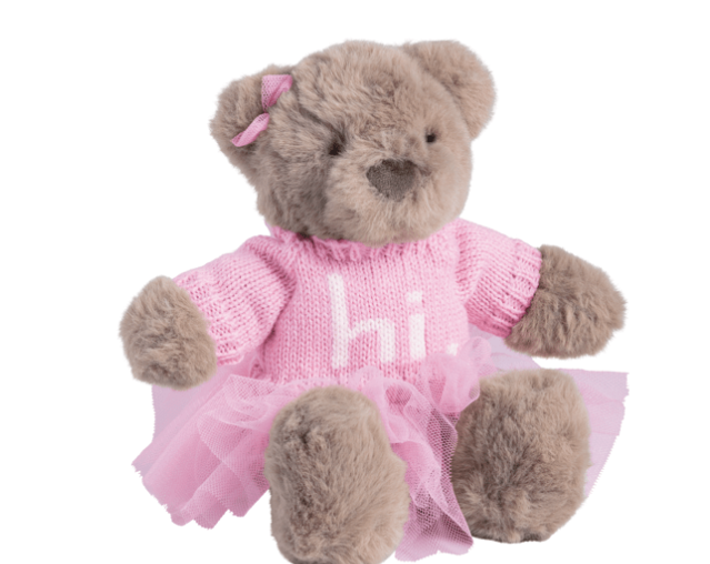 Plush Hi Baby Pink Bear