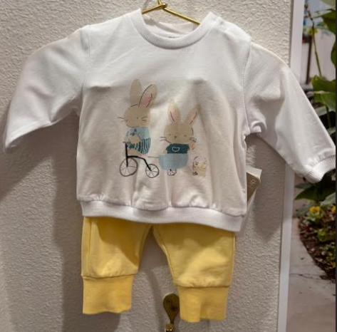 Newborn Boy Pants and Sweatshirt Set