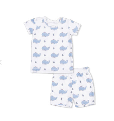 Sailor Whales Blue - Loungewear Set