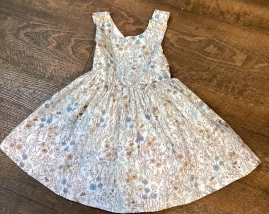 TILLY DRESS - Blue Meadow Floral