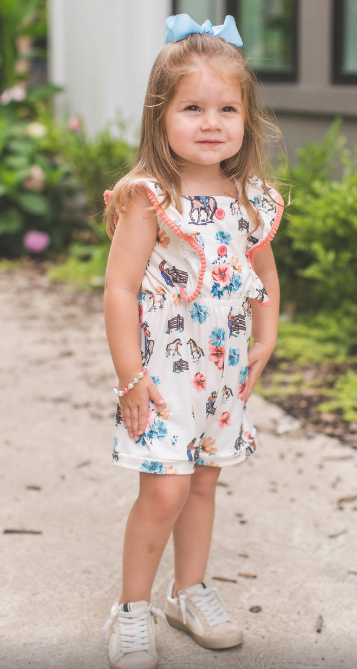 Ranch Hand Cross Romper