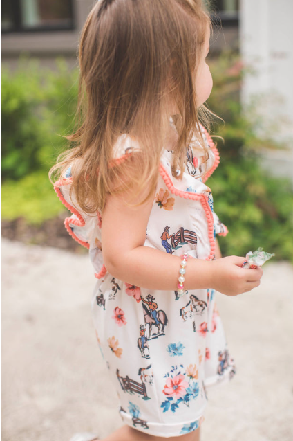 Ranch Hand Cross Romper