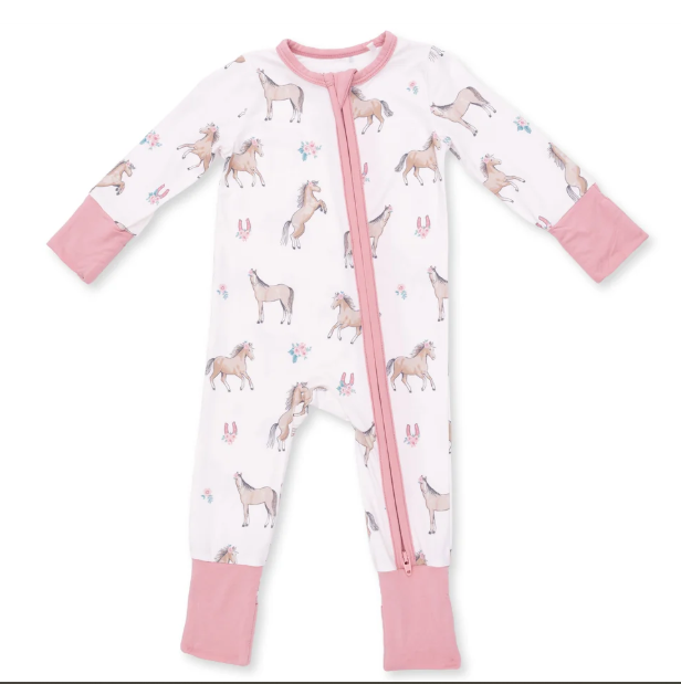 I Love Horses Convertible Romper