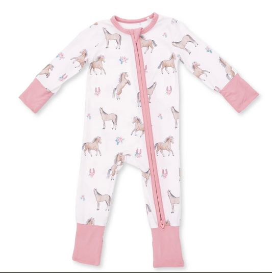 I Love Horses Convertible Romper