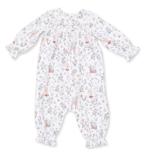 Smocked LS Enchanted Woodland Romper