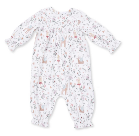 Smocked LS Enchanted Woodland Romper