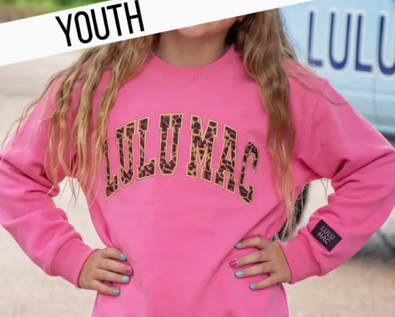 Lulu Mac Leopard Print Sweatshirt