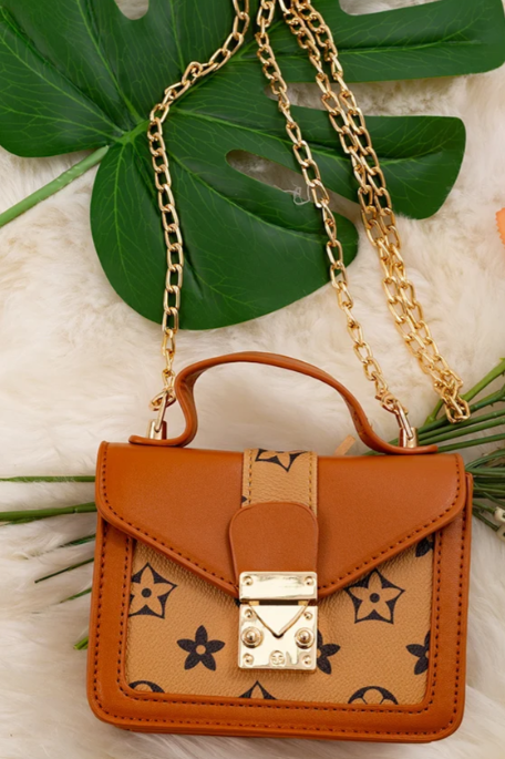 Khaki- Brown Crossbody