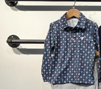Miles Long Sleeve Shirt-Santa