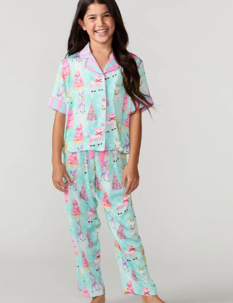 Kids Prancer Silky Pant Set
