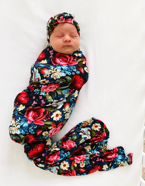 Aria Floral Swaddle