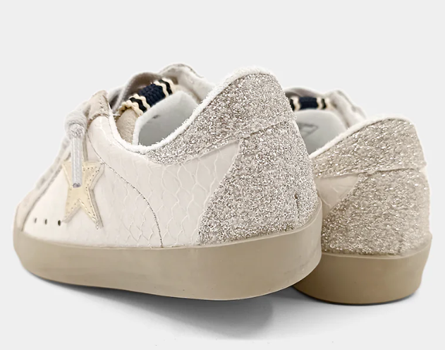 Paula Toddler Sneaker - Bone Snake