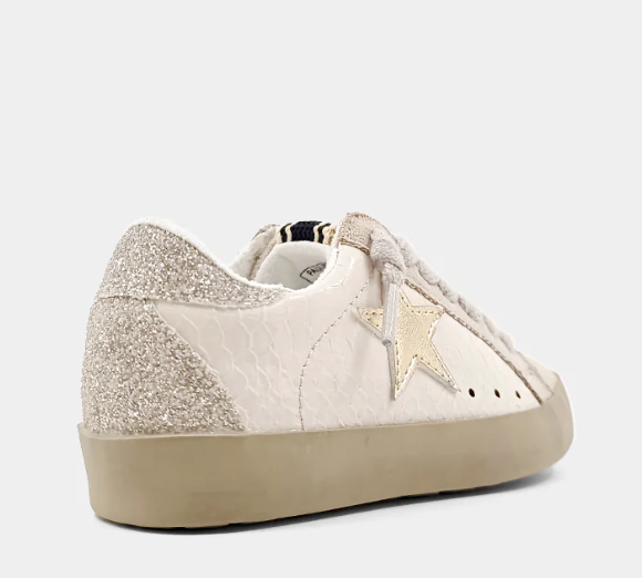 Paula Toddler Sneaker - Bone Snake