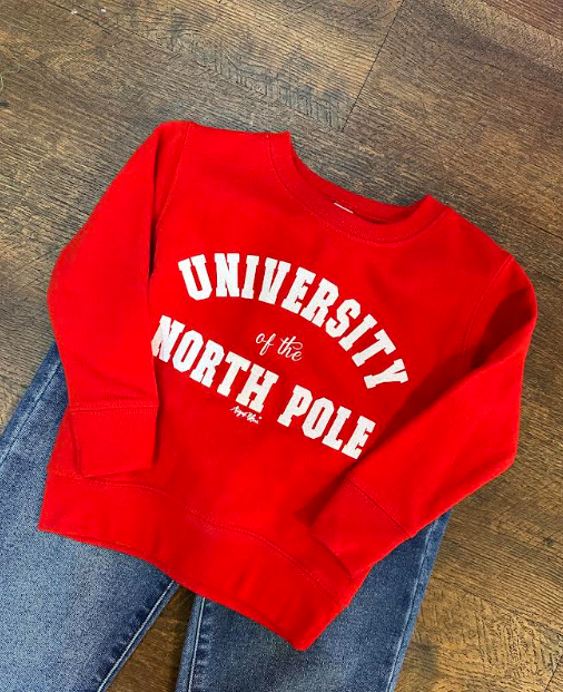 North Pole University Kids Tee