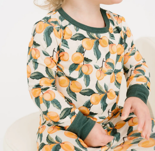 Peach Harvest Bamboo Set