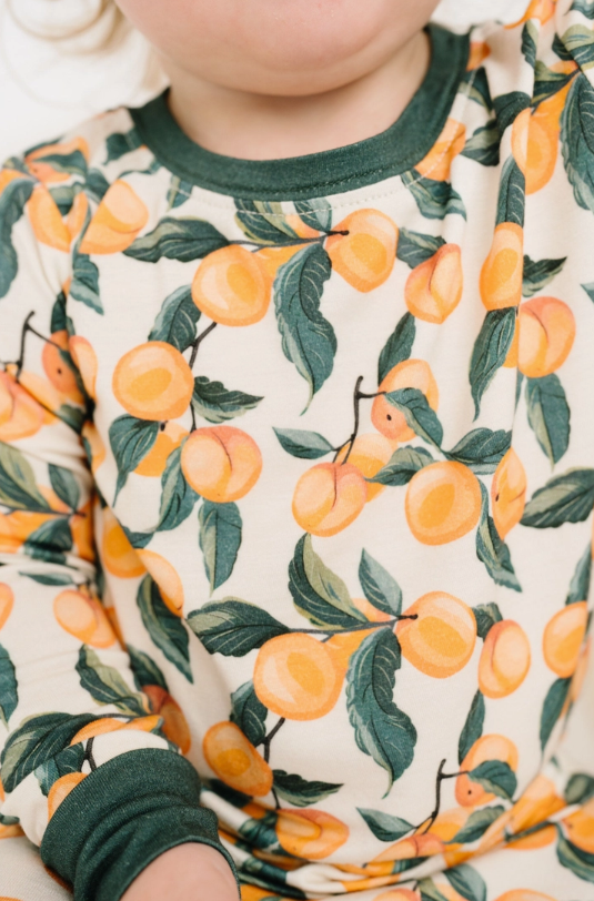 Peach Harvest Bamboo Set