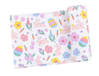 Easter Bunnies Swaddle Blanket