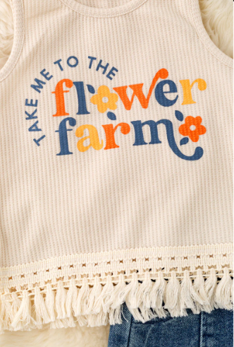Take Me to the Flower Farm Girls Set