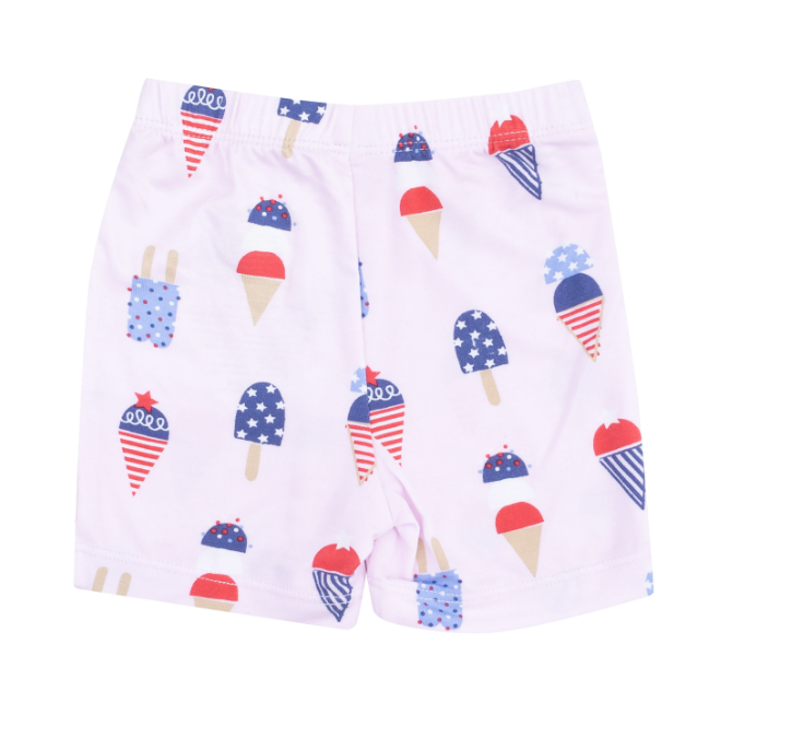 American Ice Cream Short Set- Pink