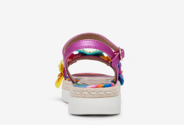 Emery Espadrille Sandal- Fuchsia Multi