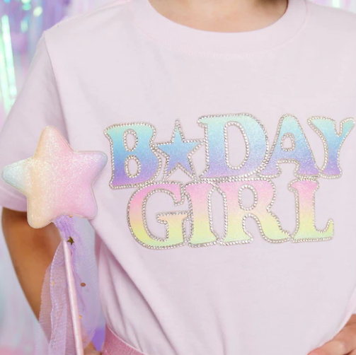 Pastel Rainbow BDay Girl T-Shirt
