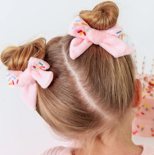 Sprinkle Bow Clip Set