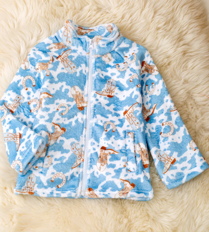 Coolie Fleece Western Zip-Up