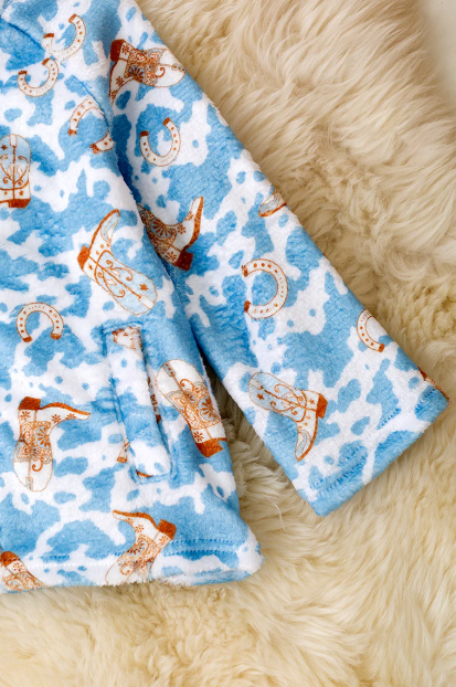 Coolie Fleece Western Zip-Up