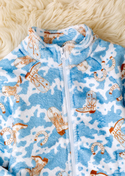 Coolie Fleece Western Zip-Up