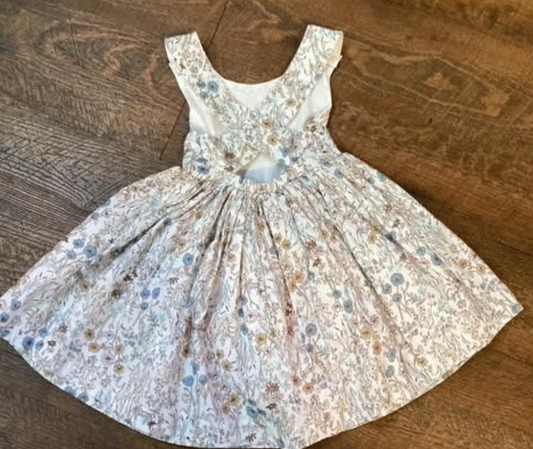 TILLY DRESS - Blue Meadow Floral