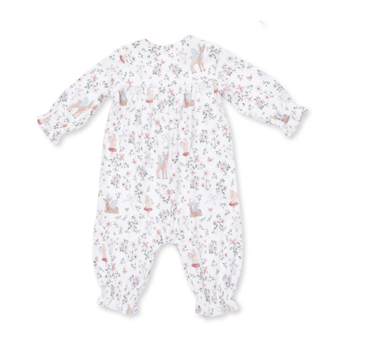 Smocked LS Enchanted Woodland Romper