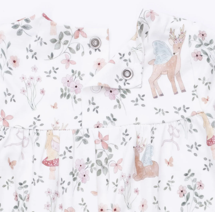 Smocked LS Enchanted Woodland Romper