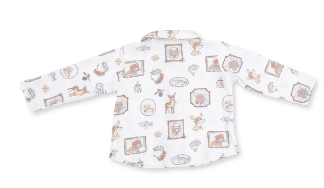 LS Polo Button Up- Woodson's Family Cabin