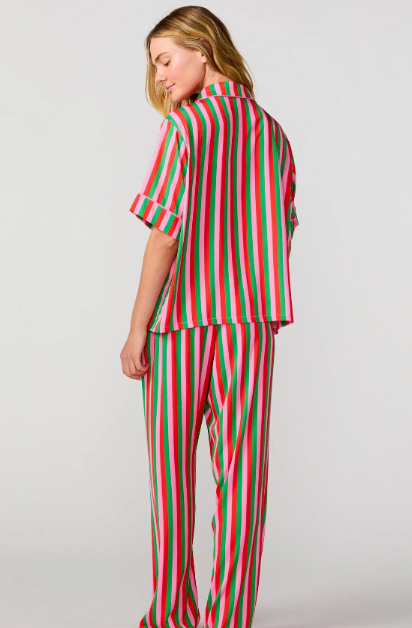 Candy Christmas Silky PJ Set