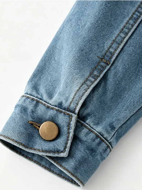 Allio Leopard Denim Jacket