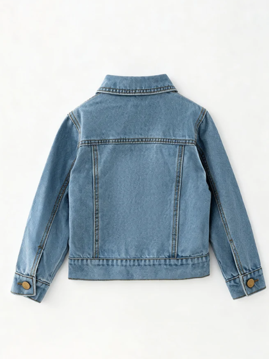 Allio Leopard Denim Jacket