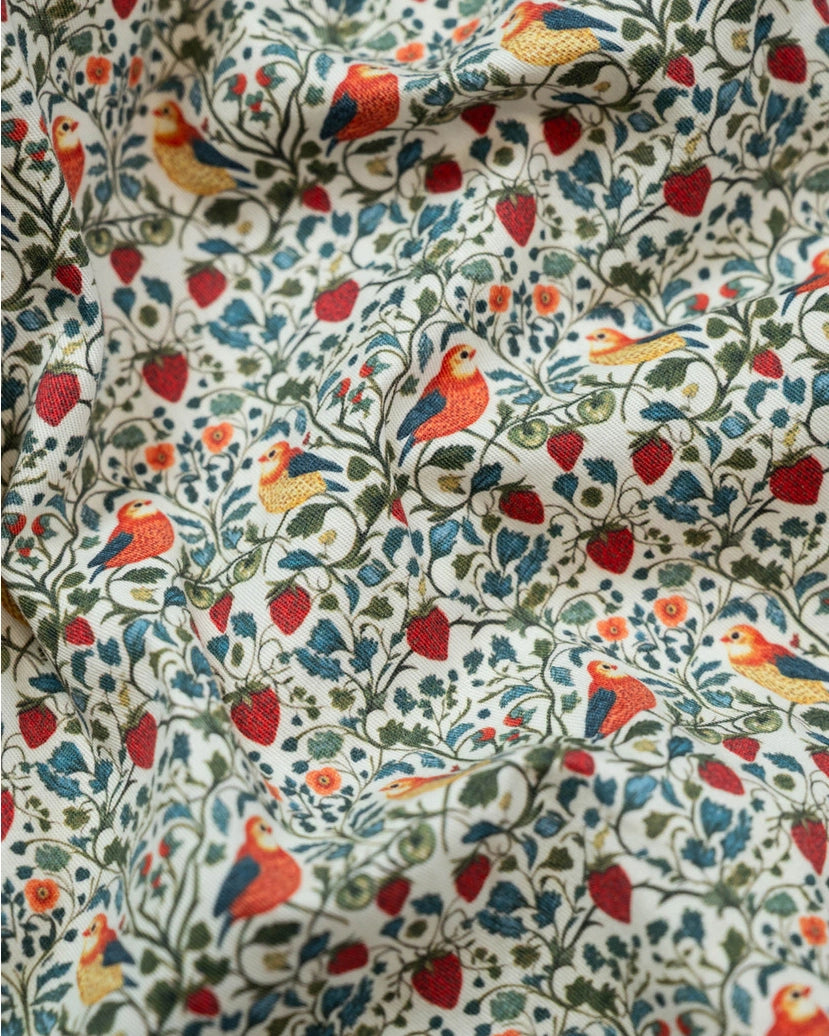 William Morris Bird Print Bubble